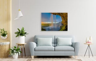 Картина Золотой водопад, 100x70 см цена и информация | Картины, живопись | kaup24.ee