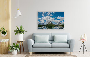 Reproduktsioon Mäed pilvedes, 100x70 cm hind ja info | Seinapildid | kaup24.ee