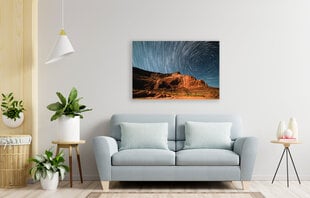 Reproduktsioon Tähine öö kõrbes, 100x70 cm hind ja info | Seinapildid | kaup24.ee