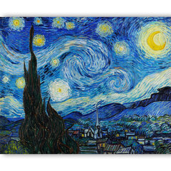 Репродукция Звездная ночь (Винсент Ван Гог), 100x70 см. цена и информация | Картины, живопись | kaup24.ee