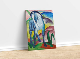 Reproduktsioon „Sinine Hobune I“ (Franz Mark), 100x70 cm hind ja info | Seinapildid | kaup24.ee