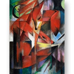 Reproduktsioon "Rebased" (Franz Marc), 100x70 cm. hind ja info | Seinapildid | kaup24.ee