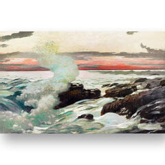 Reproduktsioon "West Point, Prouti kael" (Winslow Homer), 100x70 cm. hind ja info | Seinapildid | kaup24.ee