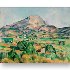 Reproduktsioon "Mont Saint-Victoire" (Paul Cézanne), 100x70 cm hind ja info | Seinapildid | kaup24.ee