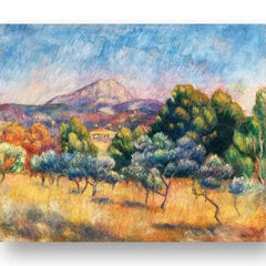 Reproduktsioon „Saint-Victoire'i mägi“ (Pierre-Auguste Renoir), 100x70 cm hind ja info | Seinapildid | kaup24.ee