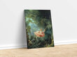 Reproduktsioon "Kiik" (Jean-Honoré Fragonard), 100x70 cm. hind ja info | Seinapildid | kaup24.ee