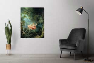 Reproduktsioon "Kiik" (Jean-Honoré Fragonard), 100x70 cm. hind ja info | Seinapildid | kaup24.ee