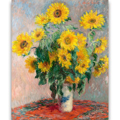 Reproduktsioon „Päevalillekimp“ (Claude Monet), 100x70 cm. hind ja info | Seinapildid | kaup24.ee
