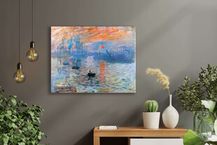 Reproduktsioon „Päikesetõus“ (Claude Monet), 100x70 cm цена и информация | Картины, живопись | kaup24.ee