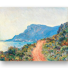 Reproduktsioon „La Corniche Monaco lähedal“ (Claude Monet), 100x70 cm hind ja info | Seinapildid | kaup24.ee