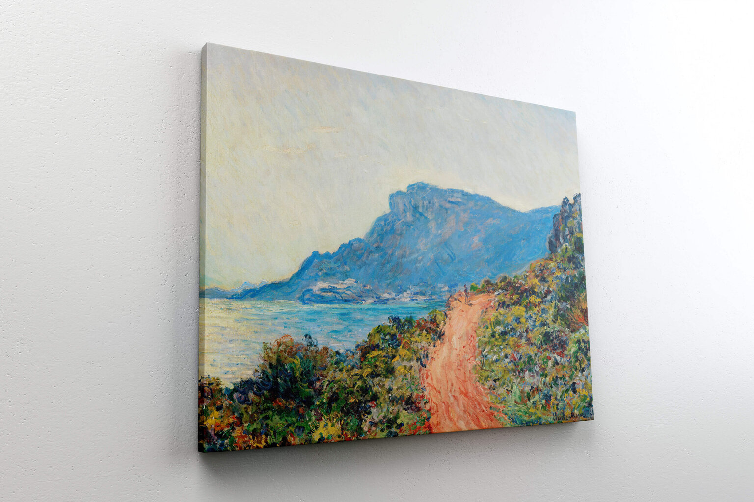 Reproduktsioon „La Corniche Monaco lähedal“ (Claude Monet), 100x70 cm hind ja info | Seinapildid | kaup24.ee