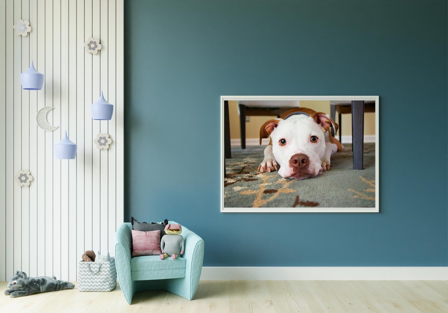 Reproduktsioon Sõbralik koer, 100x70 cm hind ja info | Seinapildid | kaup24.ee