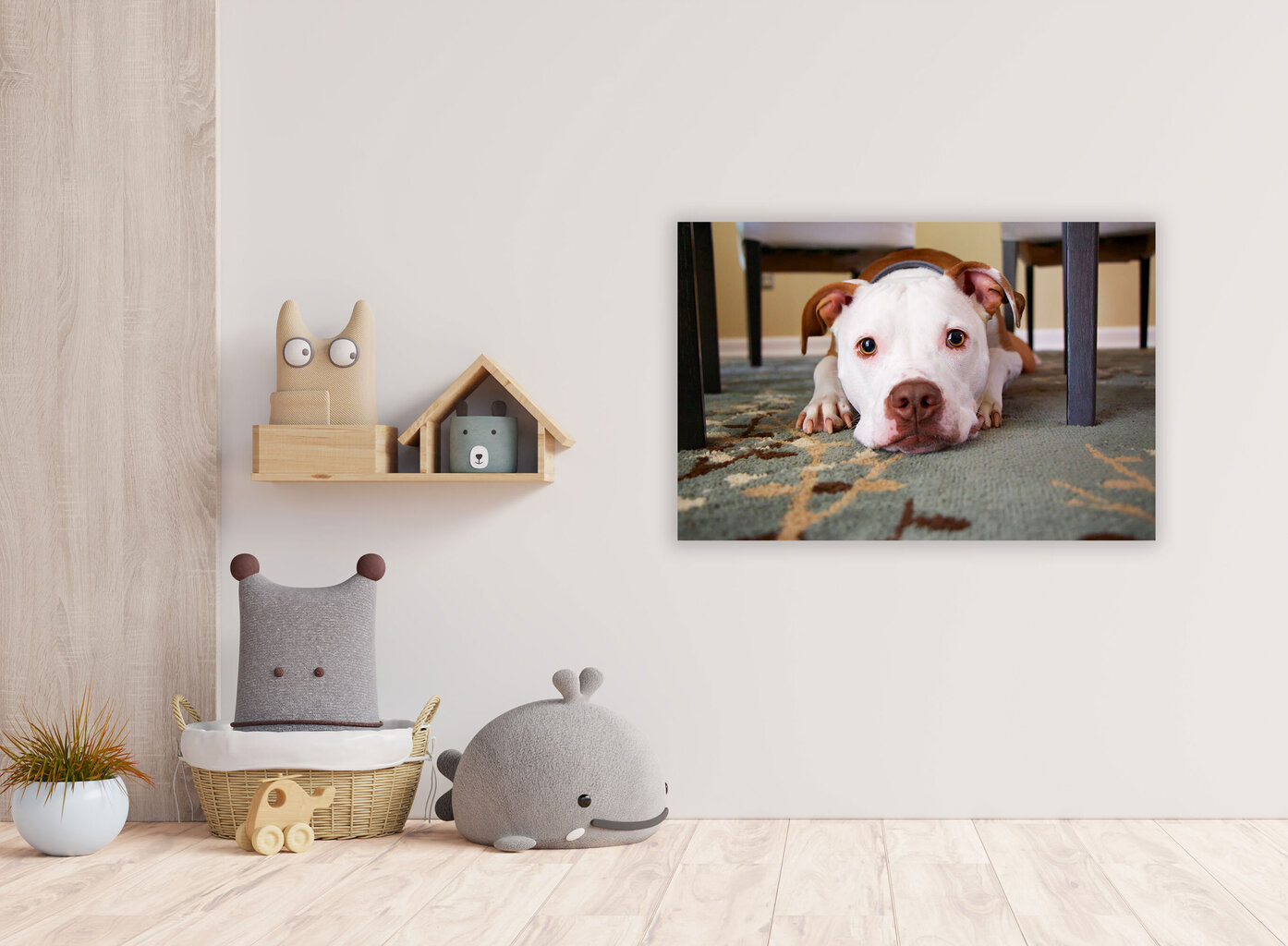 Reproduktsioon Sõbralik koer, 100x70 cm цена и информация | Seinapildid | kaup24.ee