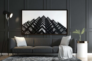 Reproduktsioon Must-valge arhitektuur, 60x80 cm hind ja info | Seinapildid | kaup24.ee