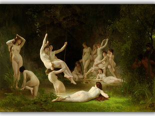 Reproduktsioon "Nymphaea" (William-Adolphe Bouguereau), 100x70 cm. hind ja info | Seinapildid | kaup24.ee