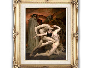 Reproduktsioon „Dante ja Virgil“ (William-Adolphe Bouguereau), 100x70 cm hind ja info | Seinapildid | kaup24.ee