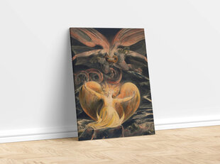 Reproduktsioon "Suur punane draakon ja päikesega riietatud naine" (William Blake), 100x70 cm. цена и информация | Картины, живопись | kaup24.ee