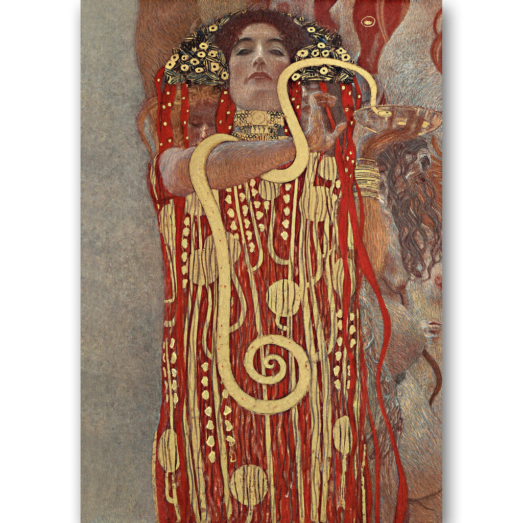 Reproduktsioon „Hygieus“ (Gustav Klimt), 100x70 cm hind ja info | Seinapildid | kaup24.ee