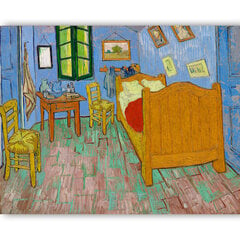 Reproduktsioon „Magamistuba“ (Vincent Van Gogh), 100x70 cm цена и информация | Картины, живопись | kaup24.ee