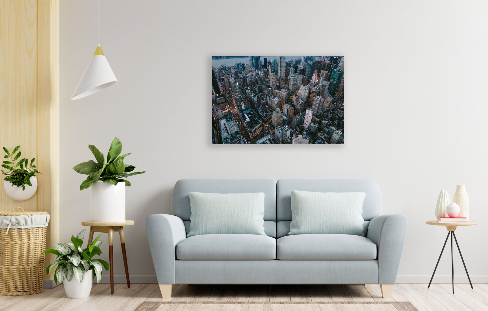 Reproduktsioon New York linnulennult, 60x80 cm цена и информация | Seinapildid | kaup24.ee