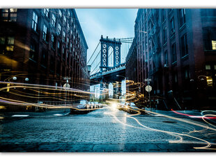 Картина Бруклинские огни, 60x80 см цена и информация | Репродукции, картины | kaup24.ee