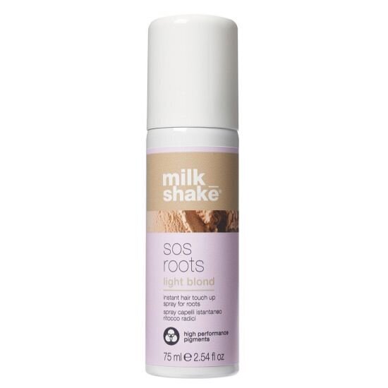 Tooniv juuksesprei Milk Shake Light Blond SOS Roots Touch Up Spray цена и информация | Viimistlusvahendid juustele | kaup24.ee