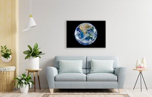 Reproduktsioon Maa satelliidilt, 60x80 cm hind ja info | Seinapildid | kaup24.ee