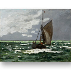 Reproduktsioon "Merevaade, torm" (Claude Monet), 60x80 cm. hind ja info | Seinapildid | kaup24.ee