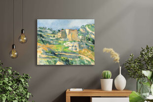 Reproduktsioon "Maja Provence'is, Rio Valley Estaca lähedal" (Paul Cézanne), 60x80 cm цена и информация | Картины, живопись | kaup24.ee