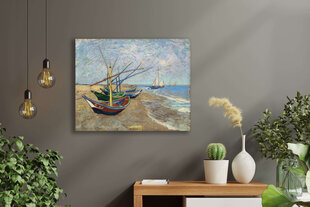 Reproduktsioon "Kalapaadid Saint-Marie kaldal" (Vincent van Gogh), 60x80 cm цена и информация | Картины, живопись | kaup24.ee