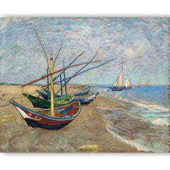 Reproduktsioon "Kalapaadid Saint-Marie kaldal" (Vincent van Gogh), 60x80 cm цена и информация | Картины, живопись | kaup24.ee