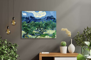 Reproduktsioon „Oliivipuud Alpilles taustal“ (Vincent Van Gogh), 60x80 cm цена и информация | Картины, живопись | kaup24.ee