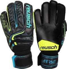 Вратарские перчатки Reusch Attrakt R3 50 70 735 7052, черные цена и информация | Тренировочные перчатки. Размер 5 | kaup24.ee