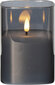 Dekoratiivne LED-küünal Star Trading Flamme, must, 9 x 12,5 cm hind ja info | Küünlad, küünlajalad | kaup24.ee