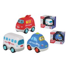 Mänguautod Jugatoys Kiirabiauto-Politseiauto - Mänguauto hind ja info | Poiste mänguasjad | kaup24.ee