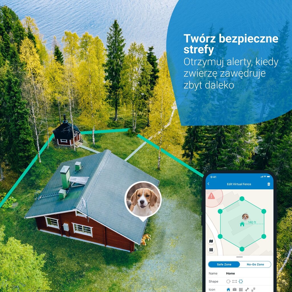 Tractive Tractive GPS DOG 4 koerajälgija koos aktiivsuse jälgimisega – valge hind ja info | Riided koertele | kaup24.ee