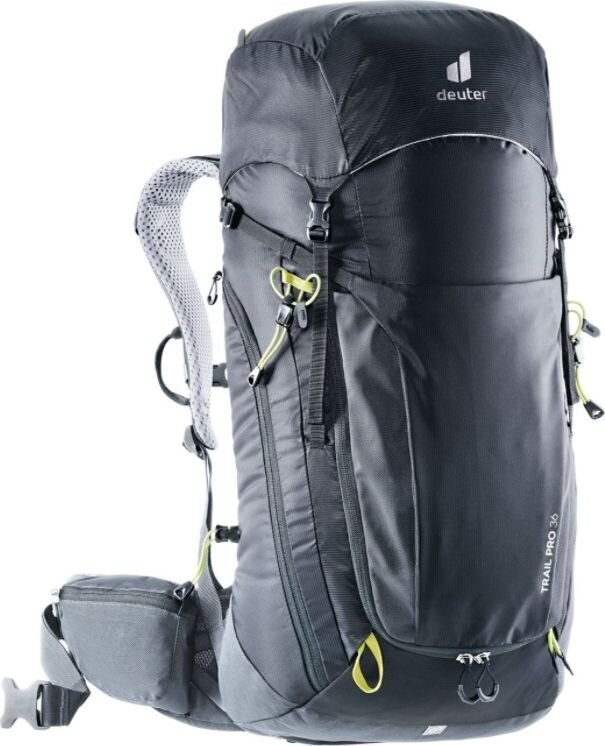 Matkaseljakott Deuter Trail Pro, 36 l, must/hall hind ja info | Spordikotid, seljakotid | kaup24.ee