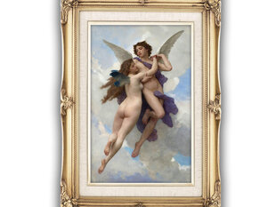 Reproduktsioon "Amor ja Psyche" (Wilhelm-Adolphe Bouguereau), 60x80 cm. hind ja info | Seinapildid | kaup24.ee