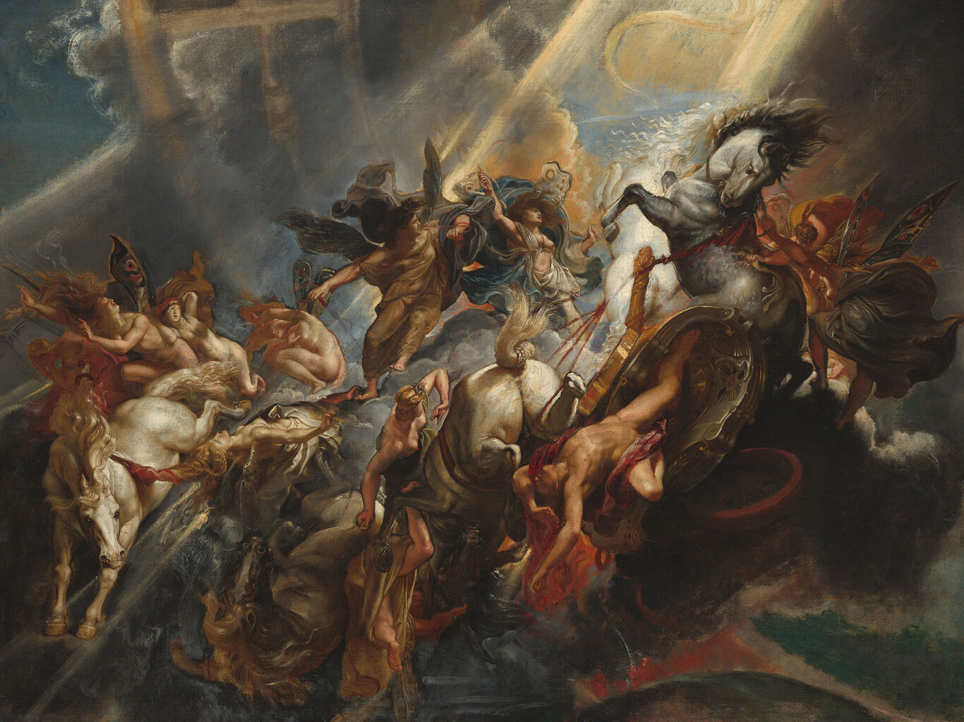 Reproduktsioon „Phaetoni langemine“ (Peter Paul Rubens), 60x80 cm hind ja info | Seinapildid | kaup24.ee