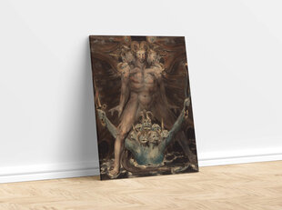 Reproduktsioon „Suur punane draakon ja koletis merest“ (William Blake), 60x80 cm. hind ja info | Seinapildid | kaup24.ee
