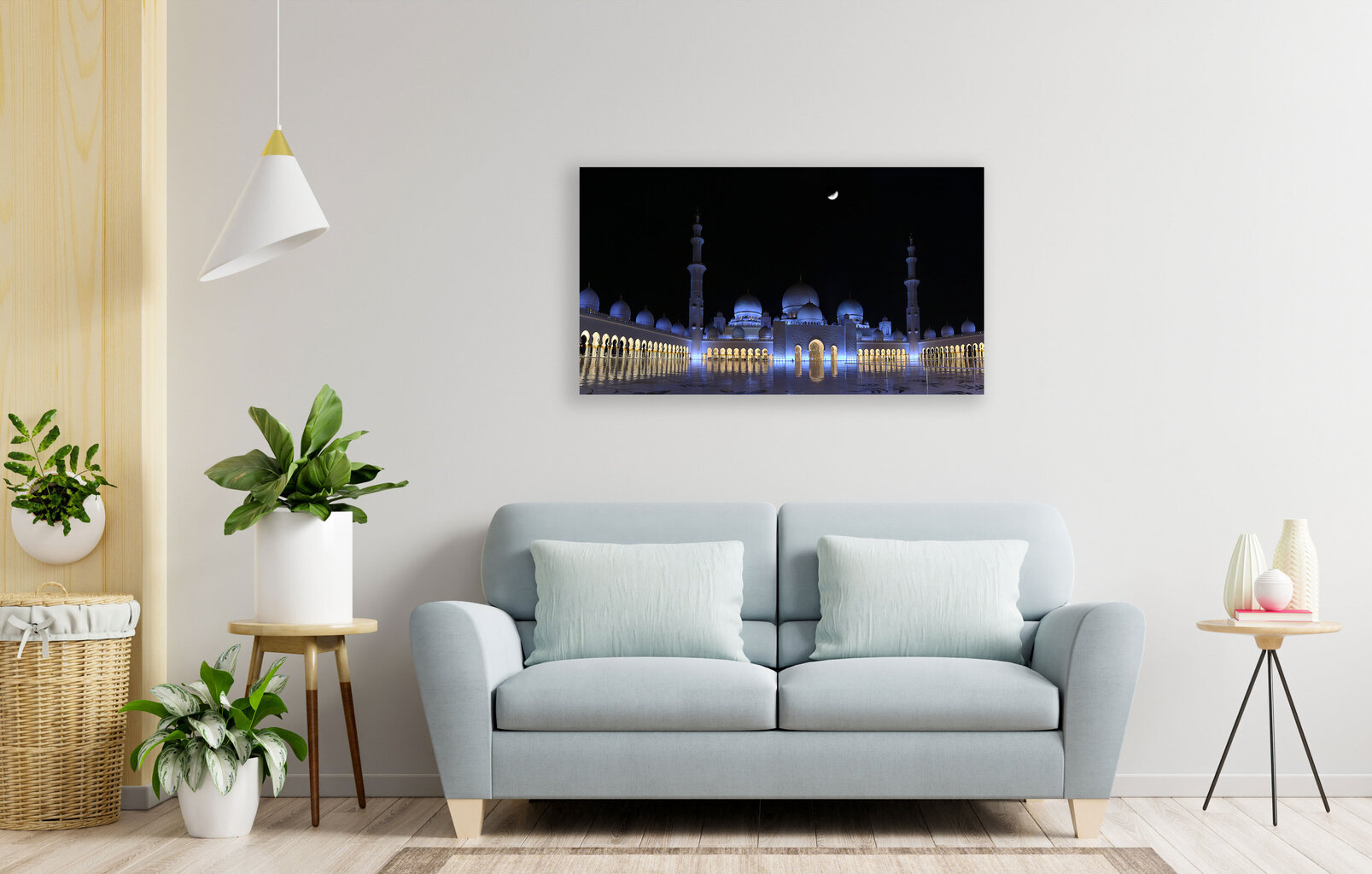 Reproduktsioon Dubai öösel, 40x60 cm цена и информация | Seinapildid | kaup24.ee