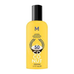 Päikesekreem Mediterraneo Sun Coconut Suntan Dark Tanning SPF50, 100 ml hind ja info | Päikesekreemid | kaup24.ee