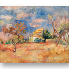 Reproduktsioon "Tuvi Bellevue'i juures" (Pierre-Auguste Renoir), 40x60 cm. hind ja info | Seinapildid | kaup24.ee