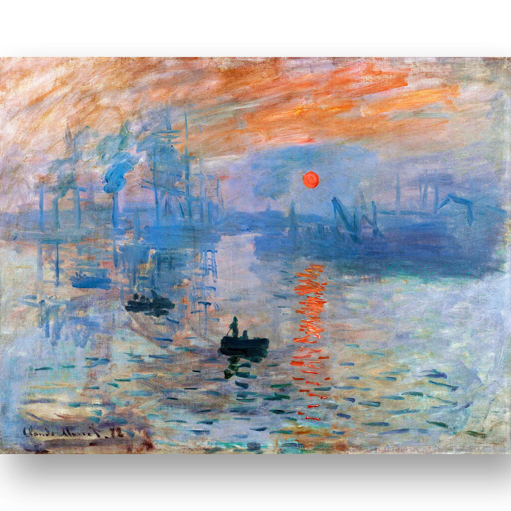 Reproduktsioon „Päikesetõus“ (Claude Monet), 40x60 cm hind ja info | Seinapildid | kaup24.ee