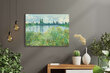 Reproduktsioon „Seine'i kallas“ (Claude Monet), 40x60 cm цена и информация | Seinapildid | kaup24.ee