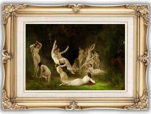 Reproduktsioon Nymphaeum (William-Adolphe Bouguereau), 40x60 cm hind ja info | Seinapildid | kaup24.ee