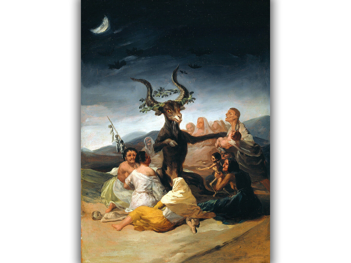 Reproduktsioon „Nõidade hingamispäev“ (Francisco Goya), 40x60 cm hind ja info | Seinapildid | kaup24.ee