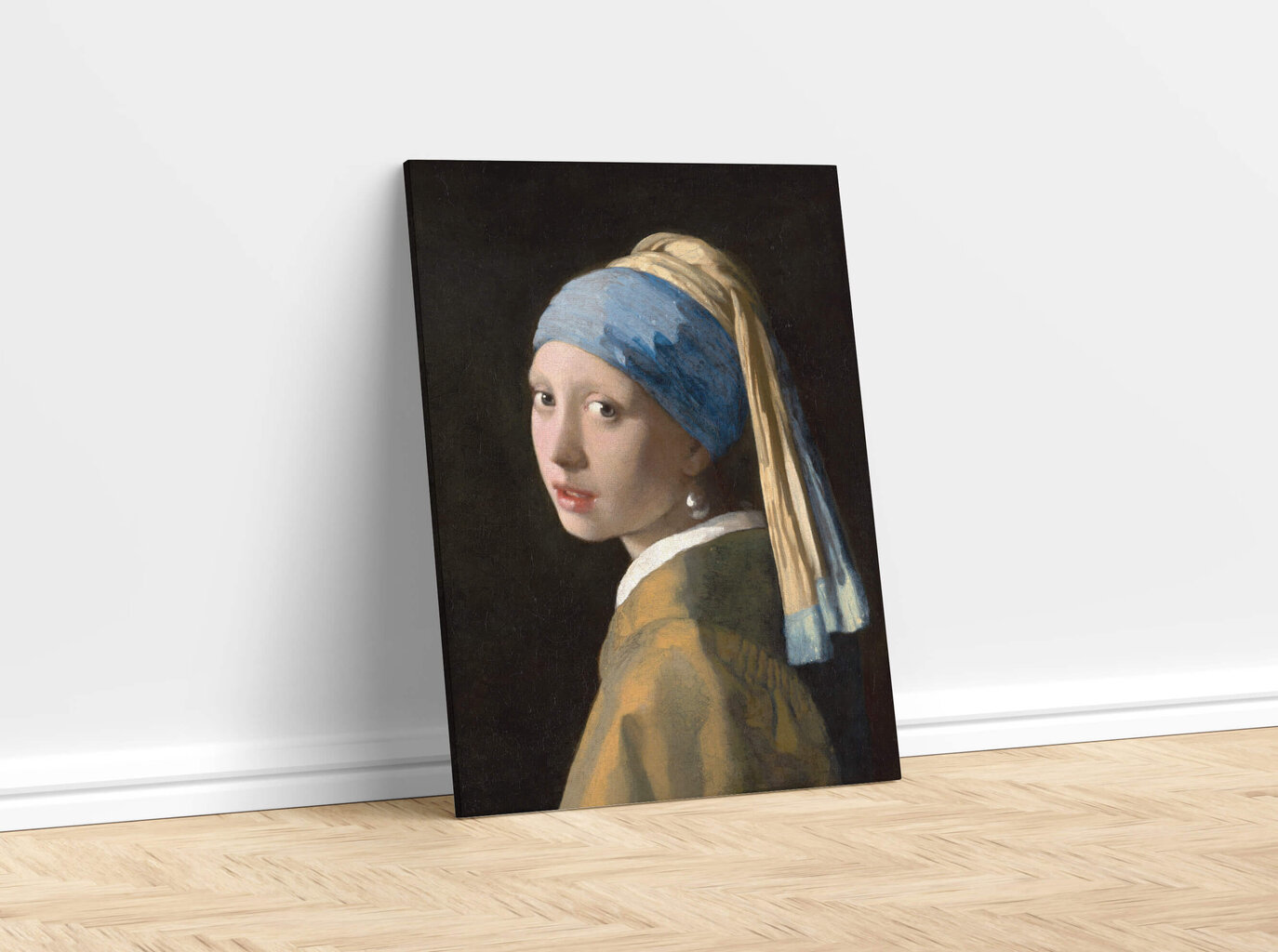 Reproduktsioon "Tüdruk pärlikõrvarõngaga" (Johannes Vermeer), 40x60 cm. hind ja info | Seinapildid | kaup24.ee
