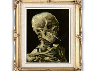 Reproduktsioon "Kolju põleva sigaretiga" (Vincent van Gogh), 40x60 cm цена и информация | Картины, живопись | kaup24.ee