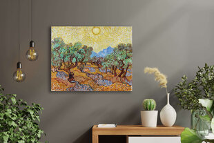 Reproduktsioon „Oliivipuud“ (Vincent Van Gogh), 40 x 60 cm hind ja info | Seinapildid | kaup24.ee